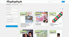 Desktop Screenshot of klingelingeling.de